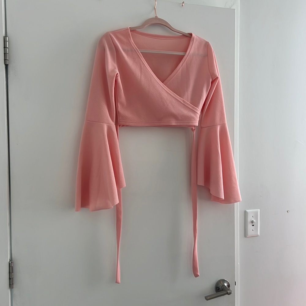 Pink crop top